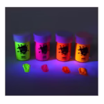 Vopsea pentru Fata si Corp, Flippy, cu Pigment Fosforescent UV, 15 ml, Mov