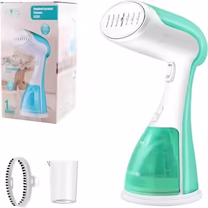 Aparat de calcat vertical cu abur Arvada® LC 201, 1500 W, 300 ml, Abur 27 gr/min, Alb/verde