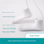 Uscator pentru Incaltaminte, Arvada® Dr Dry Pm20 Uscare Constanta Design Compact 360° Incalzire Uniforma cu Functie de Deodorizare Pentru Uscare Rapida Pentru Pantofi Bocanci Ghete Adidasi Cizme Papuci, Alb