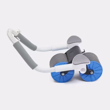 Roata abdominala cu temporizator, Arvada® URBNFit, mecanism de rebound automat, suporturi pentru coate, 10cm latime roata,...