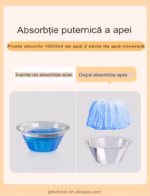 Set galeata mop cu centrifuga si rotatie 360 de grade din inox inoxidabil, Arvada® MagicClean, galeata ovala, dimensiuni 4...