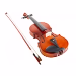 Vioara clasica din lemn 3/4 si arcus 1/8 suplimentar, DEPOX®, toc inclus
