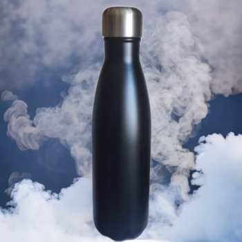 Sticla de apa izotermic din otel inoxidabil KARRY VESSEL, izolata in vid de 500 ml,negru