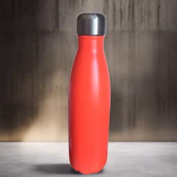 Sticla de apa izotermic din otel inoxidabil KARRY VESSEL, izolata in vid de 500 ml,portocaliu
