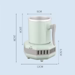 Cana Portabila de Racire Rapida Aggpo de birou pentru bere, sucuri,cafea si alte lichide, verde