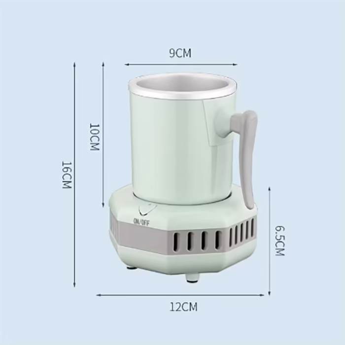 Cana Portabila de Racire Rapida Aggpo de birou pentru bere, sucuri,cafea si alte lichide, verde
