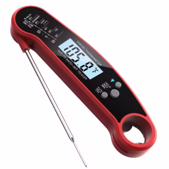 Termometru alimentar digital cu sonda insertie YOUKONG , interval de masurare -50°C – 300°C, rosu