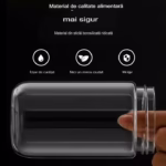 Mini Blender Electric, Kerisson Easy Mix, extra pahar borosilicat cadou, 60 W, 16.000 RPM, Portabil, Multifunctional, Auto...