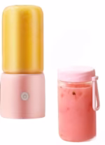 Mini Blender Electric, Kerisson Easy Mix, extra pahar borosilicat cadou, 60 W, 16.000 RPM, Portabil, Multifunctional, Auto...