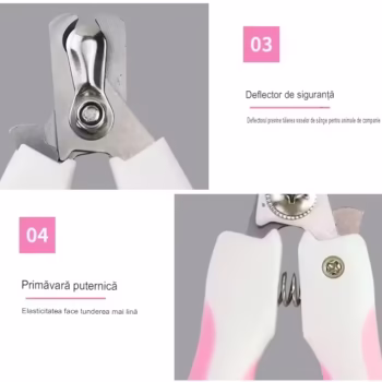 Set ingrijire animale de companie OnePet marime L 9 dinti, compus din pieptene descalcitor, cleste, pila, pentru curatarea...