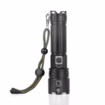 Lanterna LED Asafee SK1909 Ultra-Bright, 30w din aluminiu, sursa XHP70.2 , profesionala, focus ajustabil, acumulator 18650 inclus, rezistenta la apa, incarcare USB, 3500 lumeni, 5 moduri lumina, negru