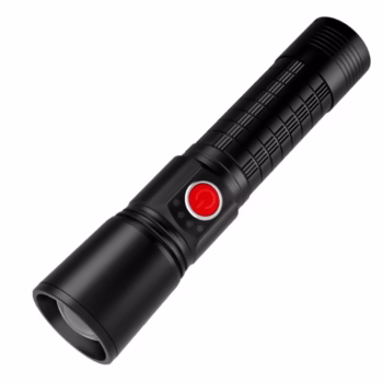 Lanterna laser Asafee CA125-2 Ultra-Bright, 10w din aluminiu, profesionala, focus ajustabil, acumulator 18650 inclus, rezistenta la apa, incarcare USB, neagra