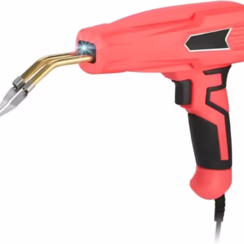 Trusa Aparat sudat plastic, Pistol Profesional pentru lipit/sudat plastic Starline GV HL-PW01 , kit pentru repararea fisurilor din plastic in general masini si auto, polipropilena, putere 100w, rosu