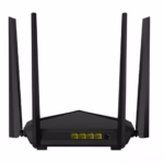 Router Tenda AC6 1200 Mgb/s , Gaming si UHD streaming , 4 antene 5G , wireless puternic , dual-band, negru