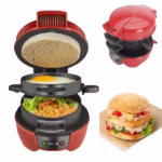 Aparat de Burgeri, 600W, placi antiaderente, incalzire uniforma,180°
