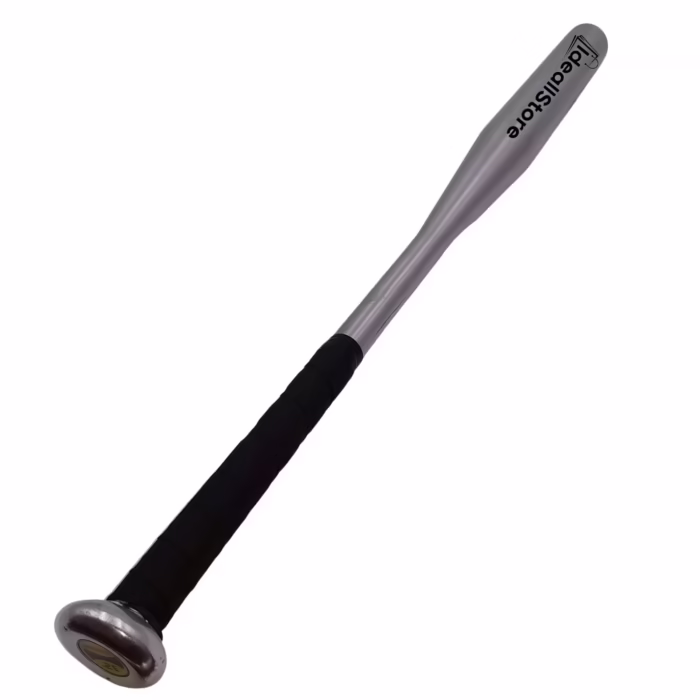Bata de baseball, Home Run, aluminiu, 80 cm, argintiu