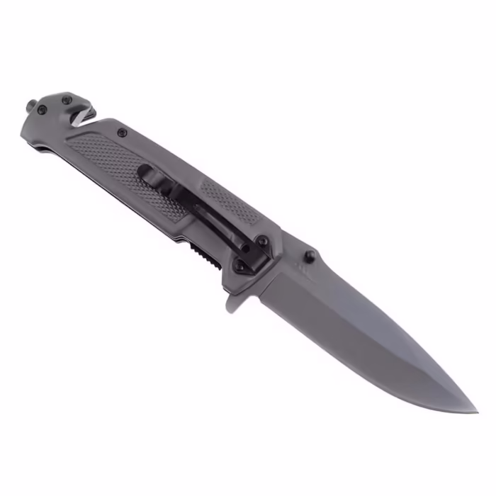 Briceag de vanatoare DEPOX®, Major Assault, otel inoxidabil, 23 cm, argintiu