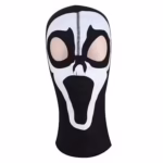 Cagula unisex DEPOX®, Ghost Face, bumbac, marime universala, imprimeu, neagra