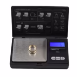 Cantar digital de buzunar DEPOX®, Special Weight, afisaj LCD, protectie plastic, 13 cm, 0.01 g-200 g, negru