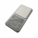 Cantar digital de buzunar DEPOX®, afisaj LCD, protectie plastic, 12 cm, 200g maxim, argintiu