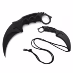 Cutit Karambit Night, DEPOX®, 19 cm, Negru