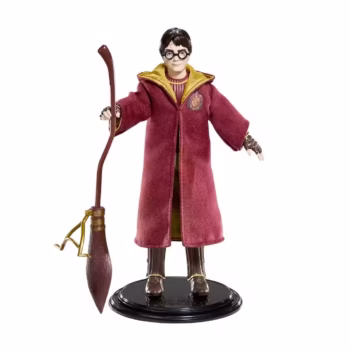 Figurina Harry Potter articulata DEPOX®, Quidditch Seeker, editie de colectie, 18 cm, stativ inclus
