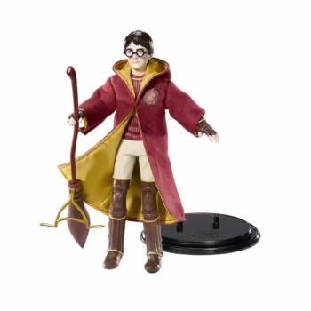 Figurina Harry Potter articulata DEPOX®, Quidditch Seeker, editie de colectie, 18 cm, stativ inclus