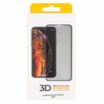 Folie de sticla securizata DEPOX® pentru protectie compatibila iPhone 12/12 PRO, 3D, Anti-spy, neagra, acoperire full-cover