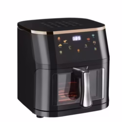 Friteuza cu Aer Cald 10L, Fereastra Vizuala si Ecran Tactil Inteligent, 2400 W