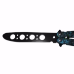 Briceag fluture, Scared Skulls, pentru antrenament, 22 cm, albastru