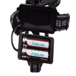 Lanterna de cap LED XHP160 Ultra-Bright , DEPOX®, zoom, intensitate interschimbabila, aluminiu, negru