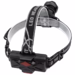Lanterna de cap LED XHP160 Ultra-Bright , DEPOX®, zoom, intensitate interschimbabila, aluminiu, negru