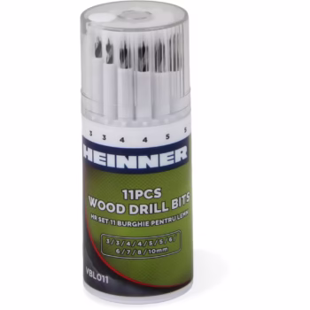 Set 11 burghie pentru lemn Heinner VBL011, 3-10 mm dimensiune burghie