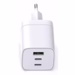 Încărcător Serioux USB-C 2+USB-A 65W, protecție supratensiune, dimensiuni 83x40x40mm