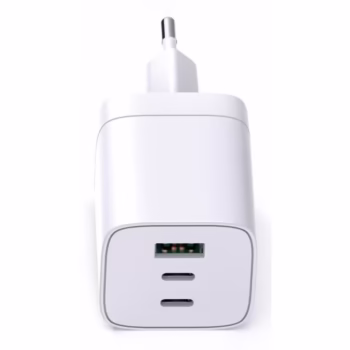 Încărcător Serioux USB-C 2+USB-A 65W, protecție supratensiune, dimensiuni 83x40x40mm