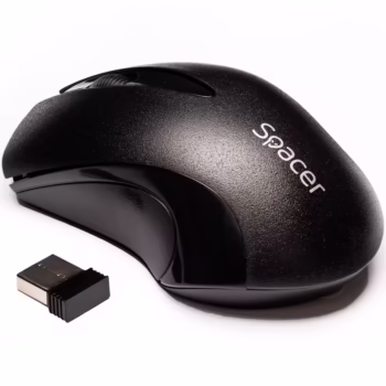 Mouse wireless Spacer SPMO-W12, Negru