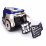 Aspirator fara sac Heinner HVC-V750BL, 750W, recipient praf din plastic 2.2L, filtrare ciclonica, filtru HEPA dublu 13, Bl...