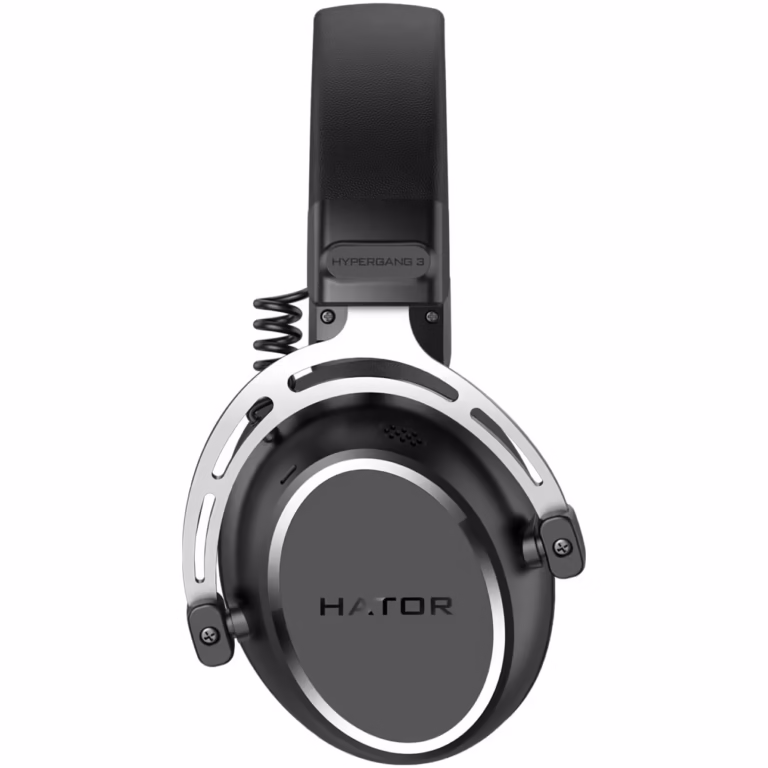 Casti gaming cu fir Hator Hypergang 3, material membrana compozit, frecventa raspuns 10Hz-44kHz, impendanta 32Ω, putere maxima 30mW, microfon detasabil unidirectional, negru