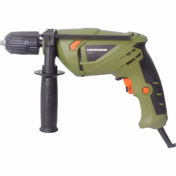 Masina de gaurit si insurubat (bormasina) cu percutie Heinner AMGP020, 500 W, 3000 RPM, 13 mm diametru mandrina, mandrina automata