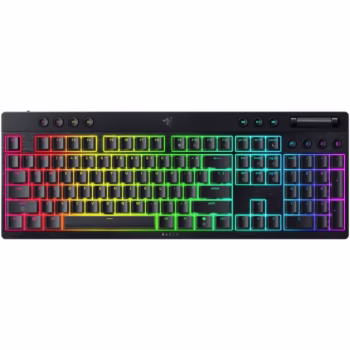 Tastatura mecanica wireless Razer Blackwidow V4 Low profile HyperSpeed, switch Razer Low-profile Mechanical Switches (Gree...