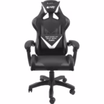 Scaun gaming, Fury, Poliester/Piele ecologica, Negru