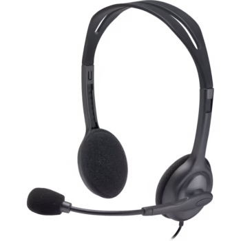 Casti cu microfon Logitech H111, Black