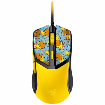Mouse cu fir gaming Razer Cobra Pokemon Edition, rezolutie 8500DPI, 6 butoane programabile, iluminare Razer Chroma RGB