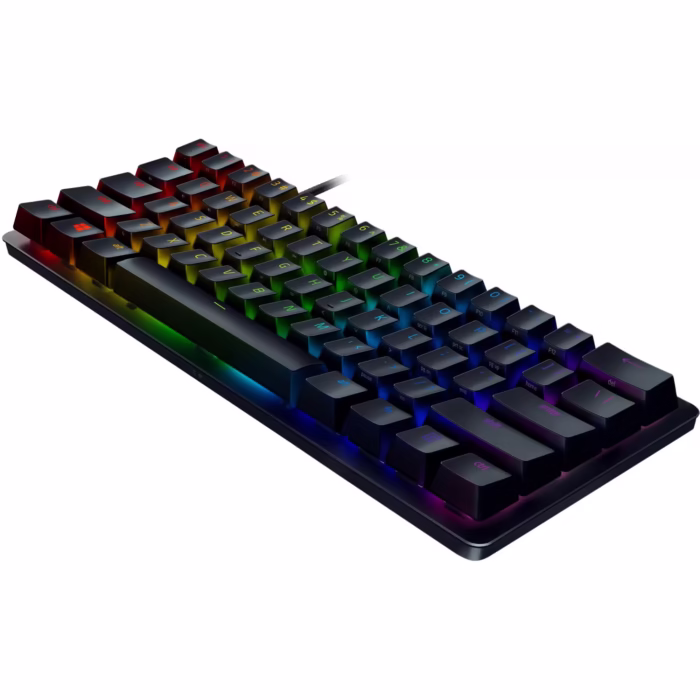 Tastatura gaming mecanica Razer Huntsman Mini, iluminare Chroma RGB, switch optic Purple, Negru Tastatura gaming mecanica Razer Huntsman Mini, iluminare Chroma RGB, switch optic Purple, Negru