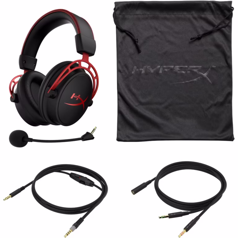 Casti gaming HyperX Cloud Alpha, drivere 50mm Dual Chamber, microfon detasabil cu noise cancelling, certificat Discord/TeamSpeak, spuma cu memorie, multiplatforma, negru/rosu