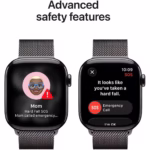 Apple Watch 11 GPS + Cellular, Carcasa Slate Titanium 42mm, Slate Milanese Loop