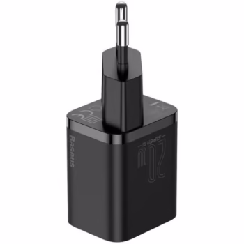 Incarcator Retea Baseus Super Si Quick Charger Type-C Black (20W)