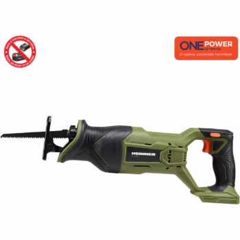 Fierastrau tip sabie pe acumulator Heinner HR-LFSU001, 18 V, 2800 RPM, 25.4 mm lungime cursa, tehnologie OnePower, fara acumulator/incarcator