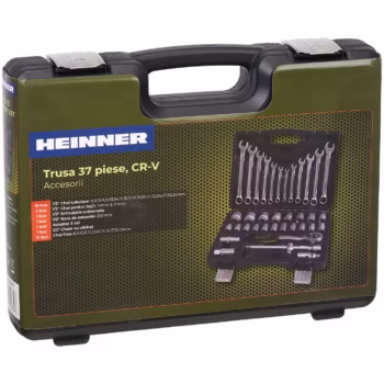 Trusa multifunctionala 37 piese Heinner CTSM013, material chrome-vanadium