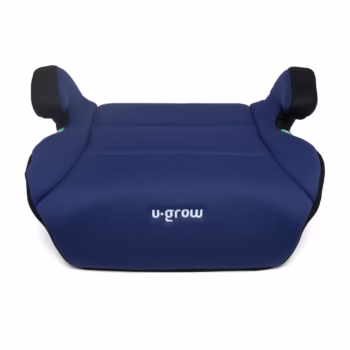 Inaltator auto pentru copii U-Grow, 125-150cm, certificat R129, fara isofix, albastru/negru